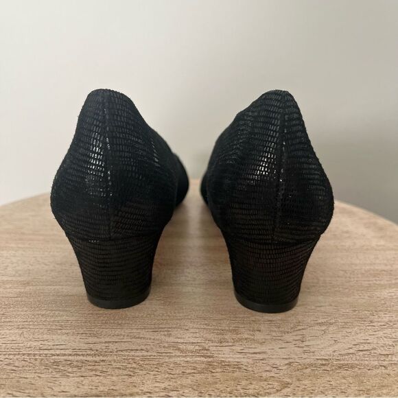 Vaneli Dayle Almond toe Short Block heel Pump, Black print Women's Size 9.5 NWOB - Picture 5 of 8